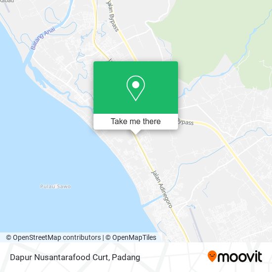 Dapur Nusantarafood Curt map