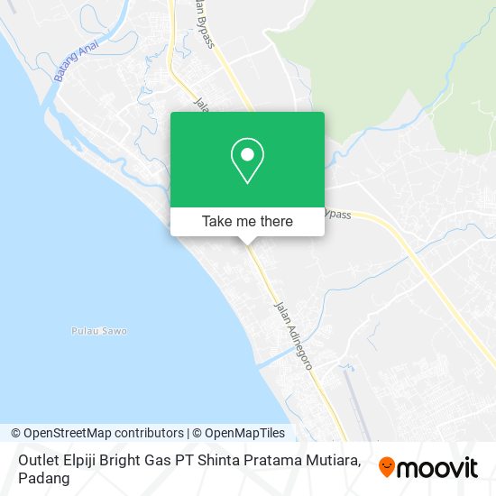 Outlet Elpiji Bright Gas PT Shinta Pratama Mutiara map