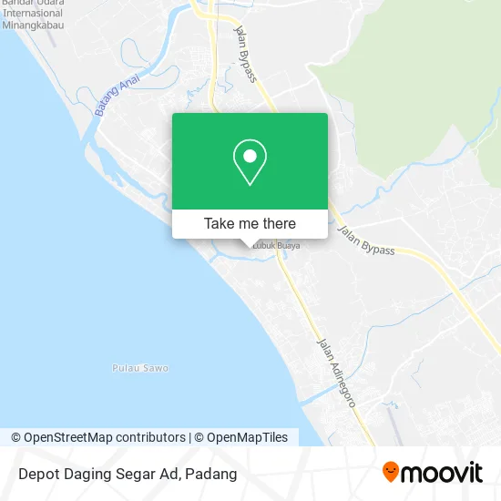 Depot Daging Segar Ad map