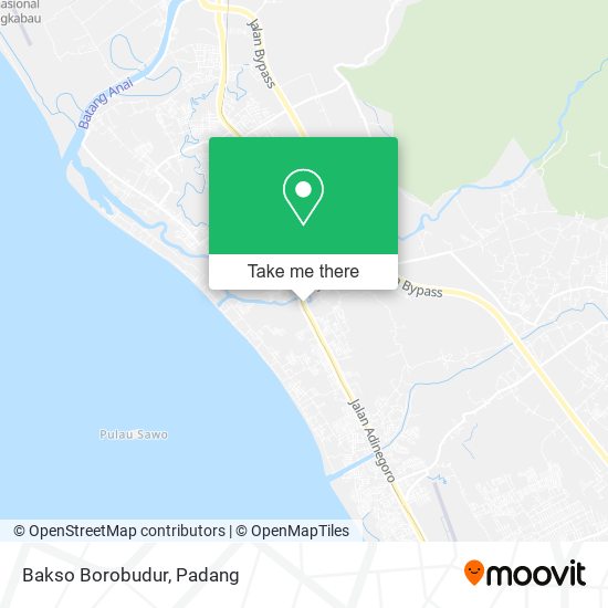 Bakso Borobudur map