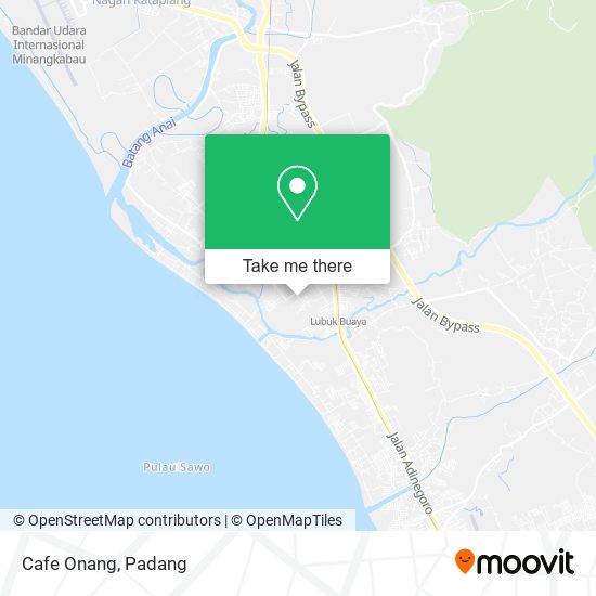 Cafe Onang map