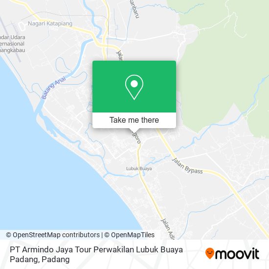 PT Armindo Jaya Tour Perwakilan Lubuk Buaya Padang map