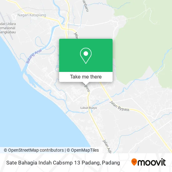 Sate Bahagia Indah Cabsmp 13 Padang map