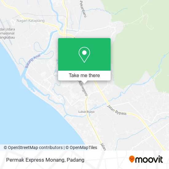 Permak Express Monang map