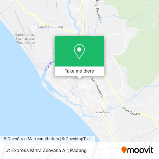 Jt Express Mitra Zeevana Air map