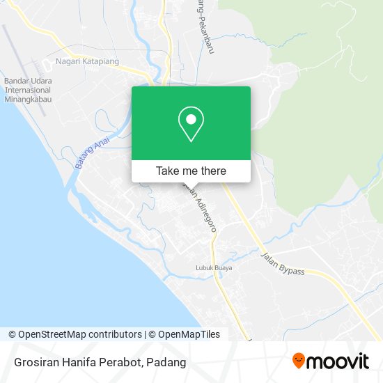 Grosiran Hanifa Perabot map