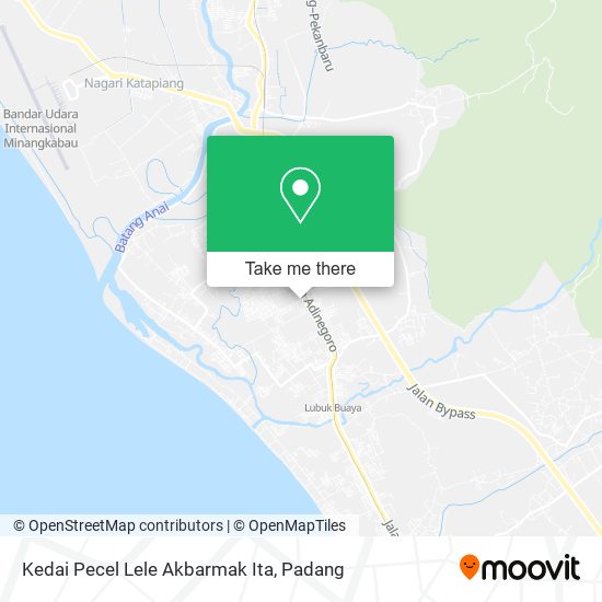 Kedai Pecel Lele Akbarmak Ita map