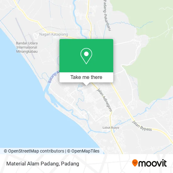 Material Alam Padang map