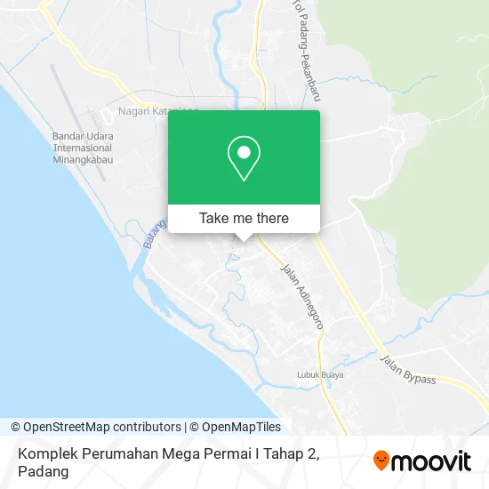 Komplek Perumahan Mega Permai I Tahap 2 map