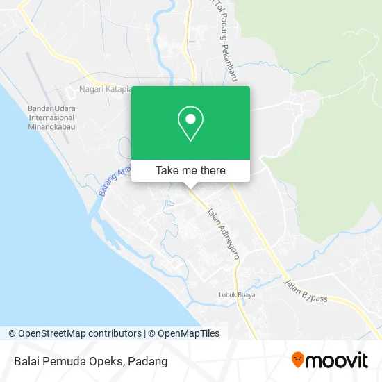 Balai Pemuda Opeks map