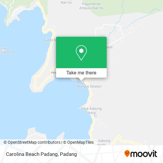 Carolina Beach Padang map