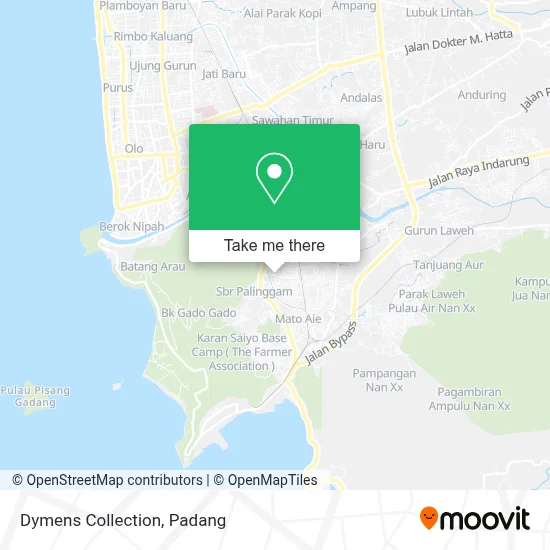 Dymens Collection map