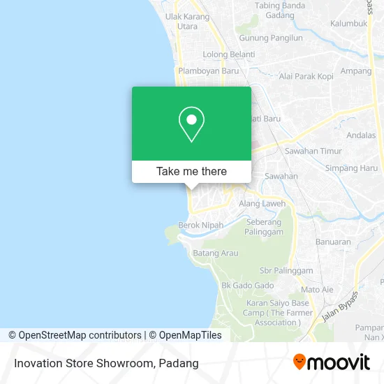 Inovation Store Showroom map