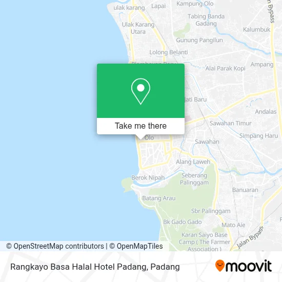 Rangkayo Basa Halal Hotel Padang map