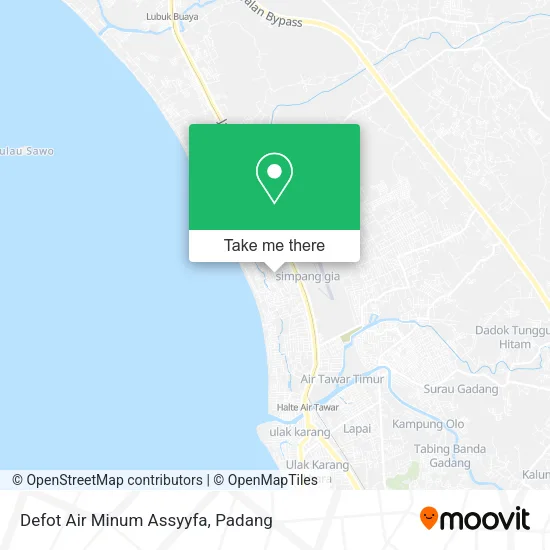 Defot Air Minum Assyyfa map