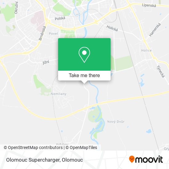 Olomouc Supercharger map