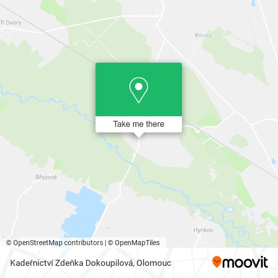 Kadeřnictví Zdeňka Dokoupilová map