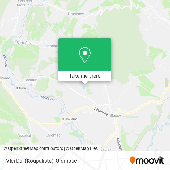 Vlčí Důl (Koupaliště) map