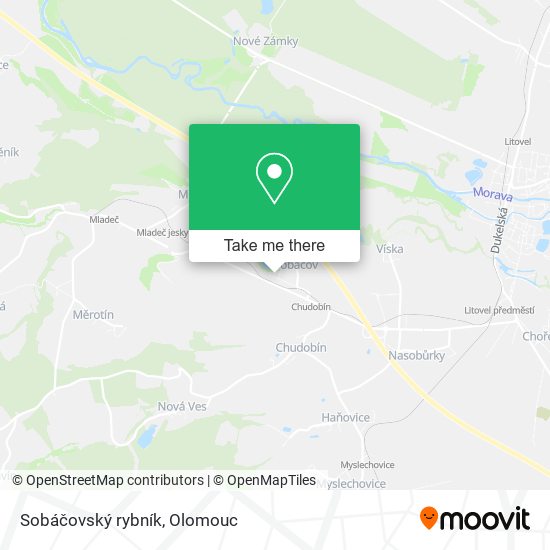 Sobáčovský rybník map