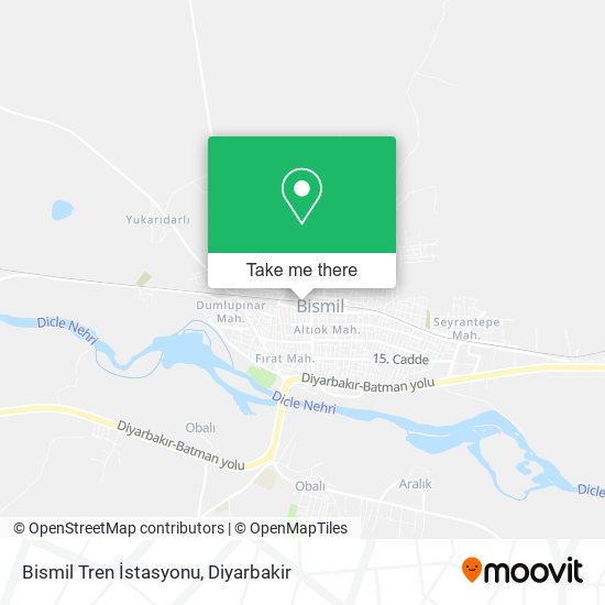 Bismil Tren İstasyonu map