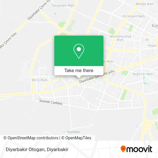 Diyarbakır Otogarı map