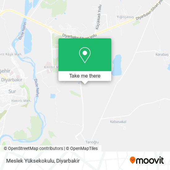 Meslek Yüksekokulu map