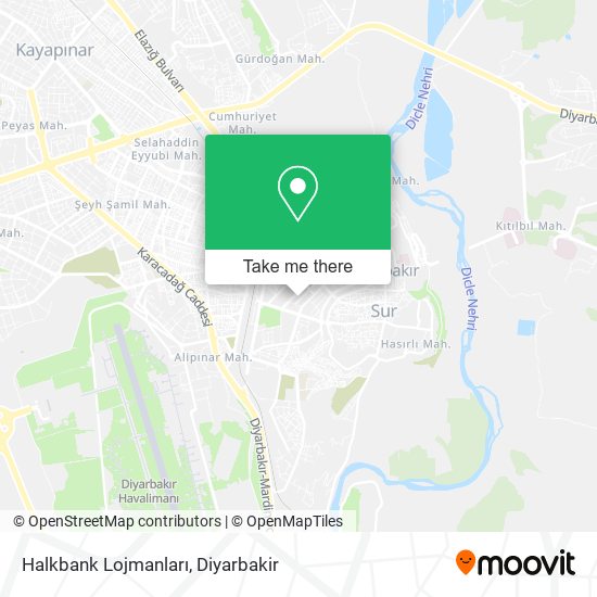 Halkbank Lojmanları map