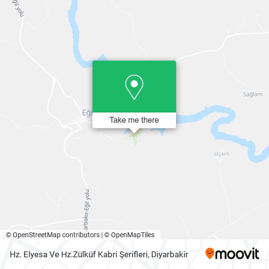 Hz. Elyesa Ve Hz.Zülküf Kabri Şerifleri map