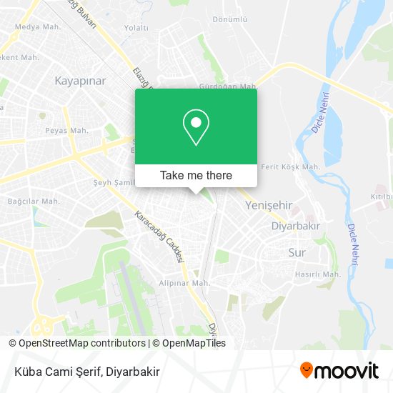 Küba Cami Şerif map