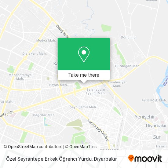 Özel Seyrantepe Erkek Öğrenci Yurdu map