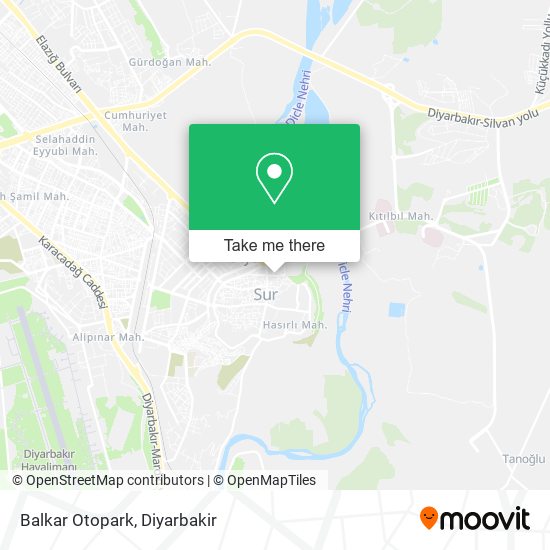 Balkar Otopark map