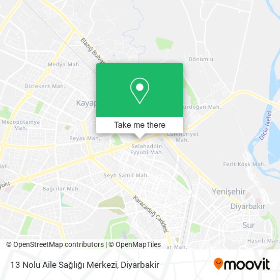 13 Nolu Aile Sağlığı Merkezi map