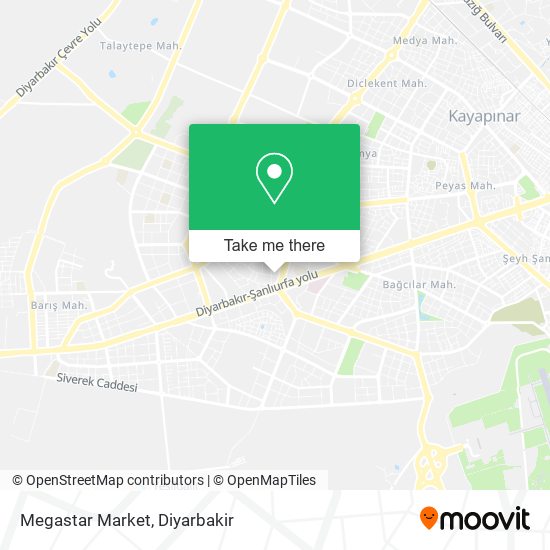 Megastar Market map