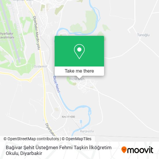 Bağivar Şehit Üsteğmen Fehmi Taşkin İlköğretim Okulu map