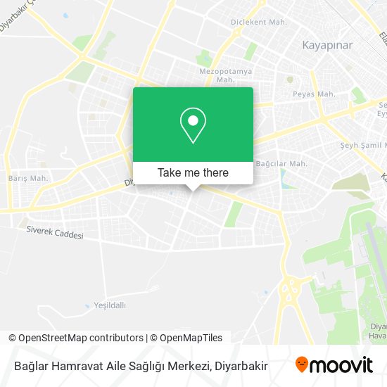 Bağlar Hamravat Aile Sağlığı Merkezi map