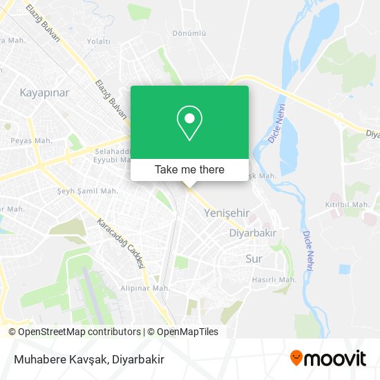 Muhabere Kavşak map