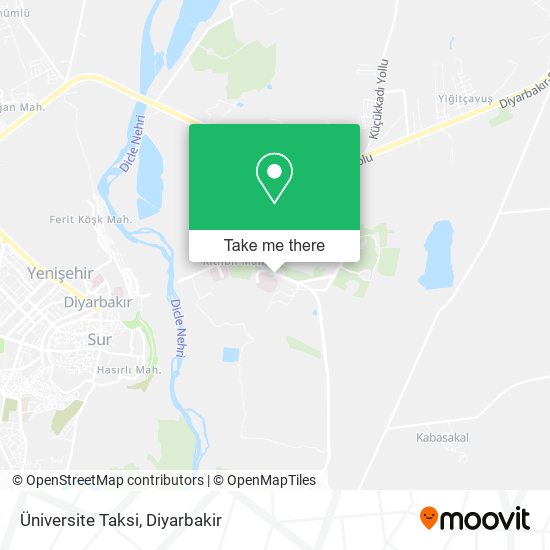 Üniversite Taksi map