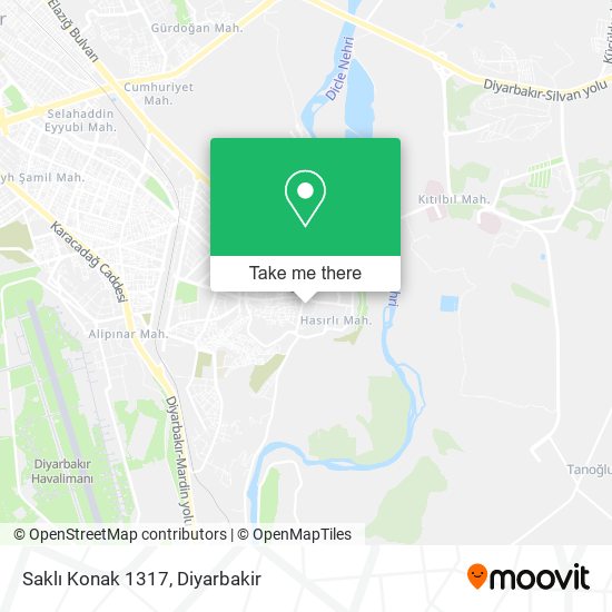 Saklı Konak 1317 map
