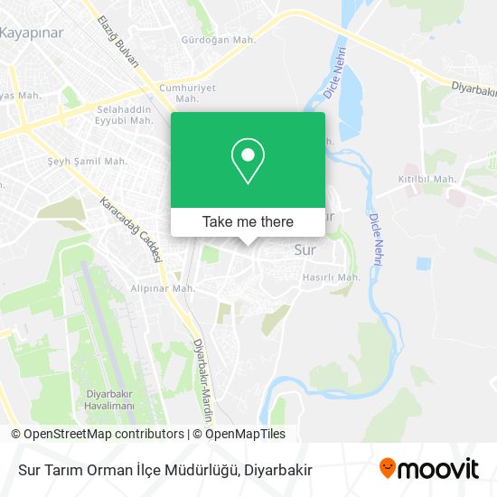 Sur Tarım Orman İlçe Müdürlüğü map