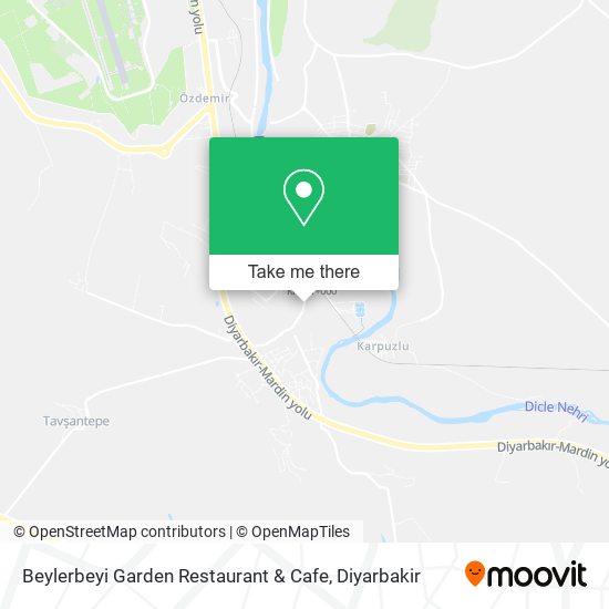 Beylerbeyi Garden Restaurant & Cafe map