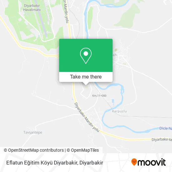 Eflatun Eğitim Köyü Diyarbakir map