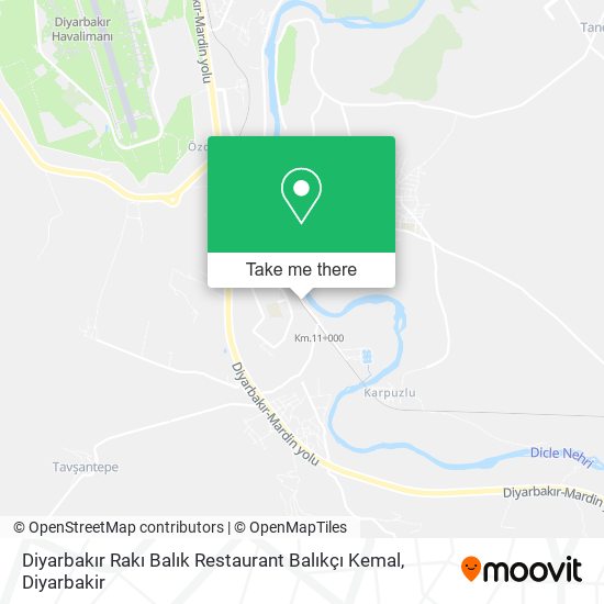 Diyarbakır Rakı Balık Restaurant Balıkçı Kemal map