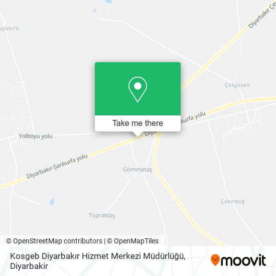 Kosgeb Diyarbakır Hizmet Merkezi Müdürlüğü map