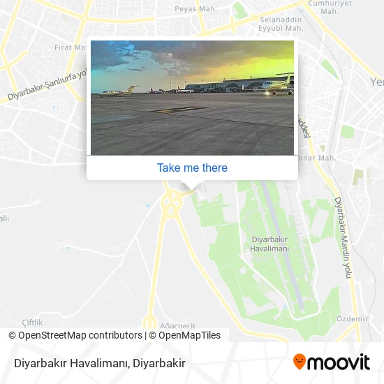 Diyarbakır Havalimanı map