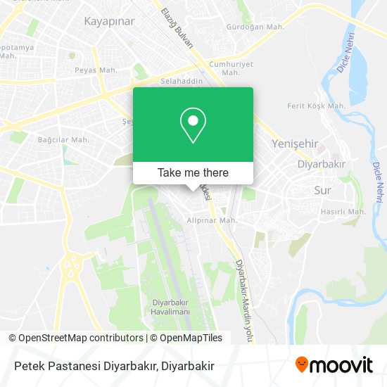 Petek Pastanesi Diyarbakır map