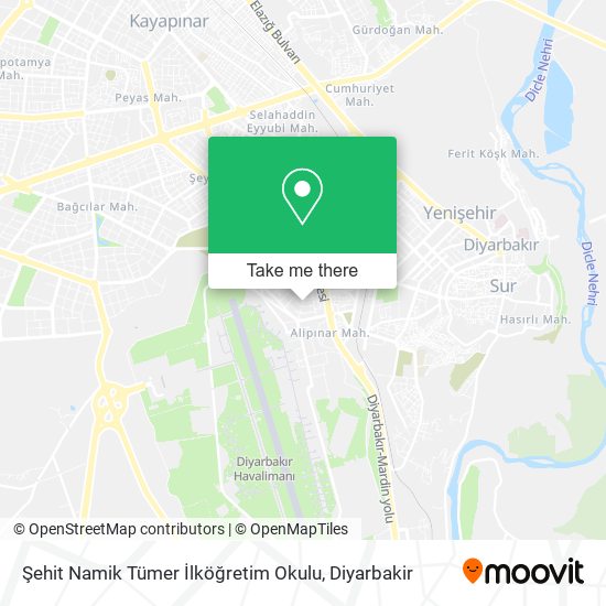 Şehit Namik Tümer İlköğretim Okulu map