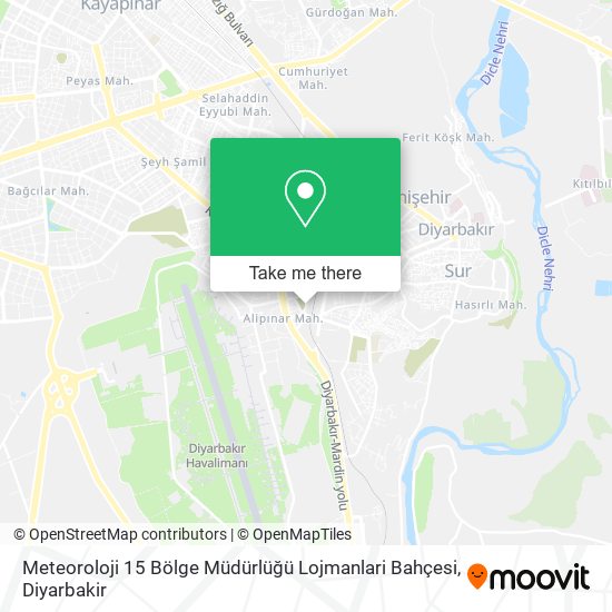 Meteoroloji 15 Bölge Müdürlüğü Lojmanlari Bahçesi map