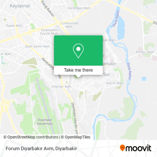 Forum Dıyarbakır Avm map