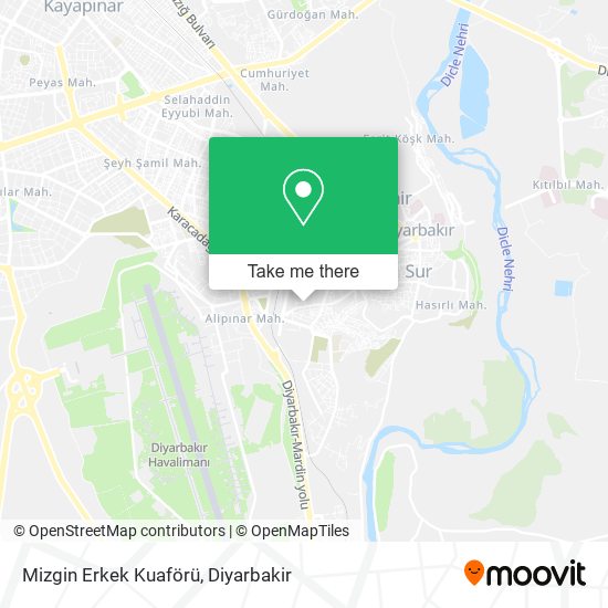 Mizgin Erkek Kuaförü map