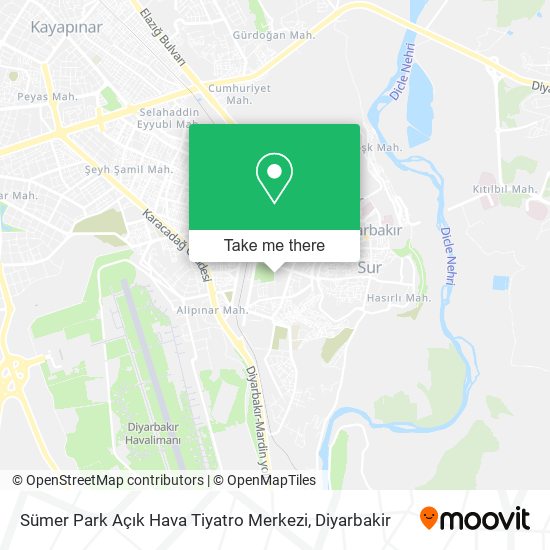 Sümer Park Açık Hava Tiyatro Merkezi map